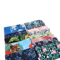 Cheaper Price Peach Skin Fabric AOP Printed Fabric For Swimwear/ Beach Shorts