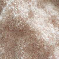 100% polyester peach velvet fabric for Teddy Bear making